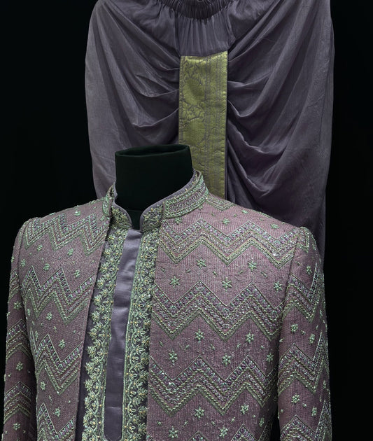 Vairam-Vastra Open style sherwani