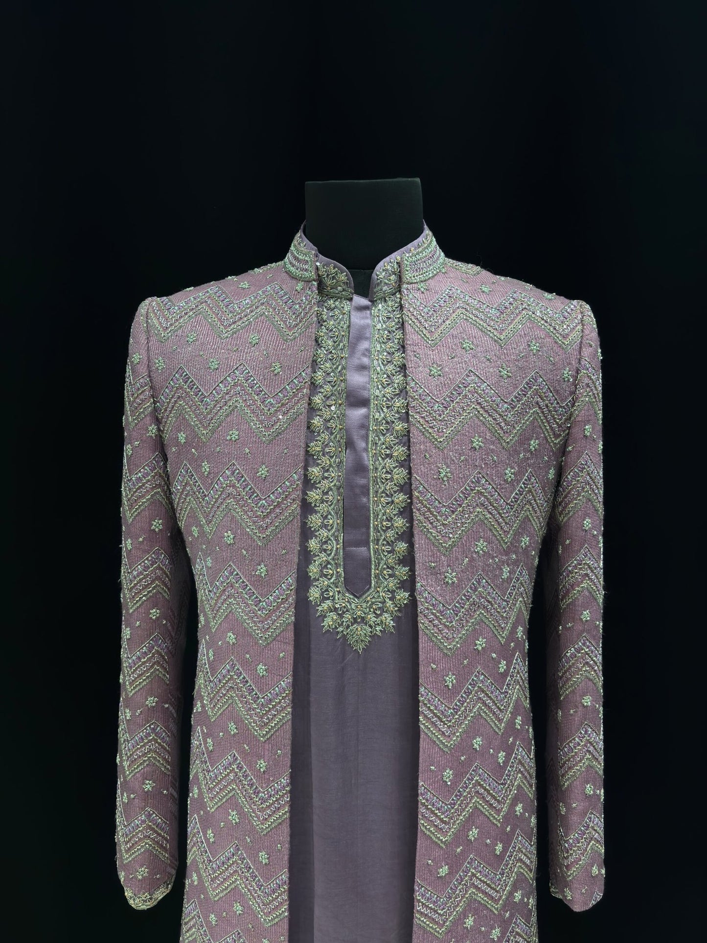 Vairam-Vastra Open style sherwani