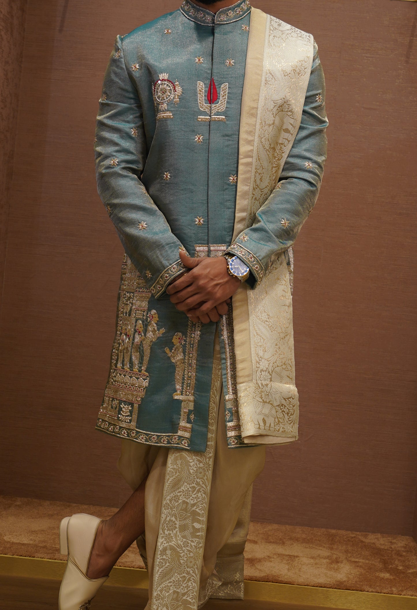 The Divya Kshetram Sherwani